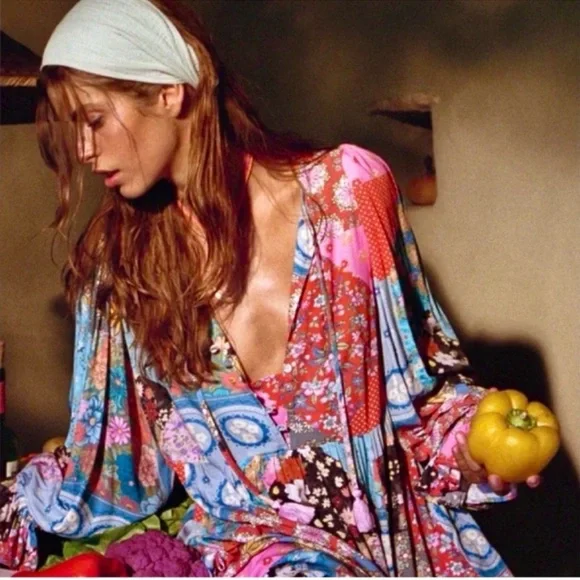 Spell Multicolor Bohemian Maxi Dress - Picture 9 of 15